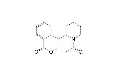N-acetyl-2-(2-(methoxycarbonyl)benzyl)piperidine