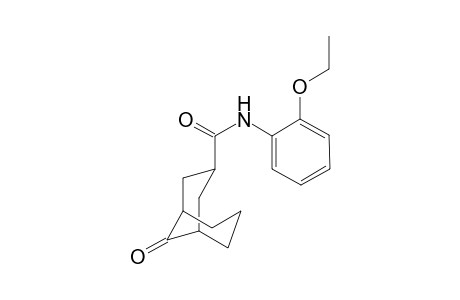 Bicyclo[3.3.1]nonane-3-carboxamide, N-(2-ethoxyphenyl)-9-oxo-