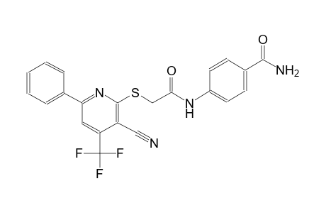 benzamide, 4-[[[[3-cyano-6-phenyl-4-(trifluoromethyl)-2-pyridinyl]thio]acetyl]amino]-