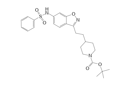 4-[2-(6-Phenylsulfonylamido-1,2-benzisoxazol-3-yl)ethyl]-1-piperidinecarboxylic acid 1-(1,1-Dimethylethyl) ester