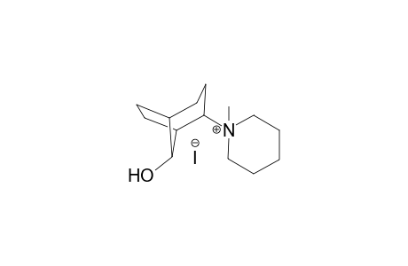 1-(8-hydroxybicyclo[3.2.1]oct-2-yl)-1-methylpiperidinium iodide
