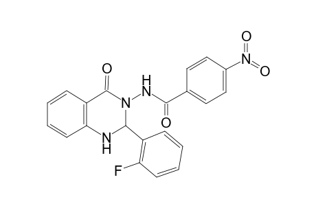 N-(2-(2-fluorophenyl)-4-oxo-1,4-dihydro-3(2H)-quinazolinyl)-4-nitrobenzamide