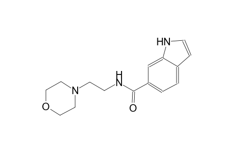1H-indole-6-carboxamide, N-[2-(4-morpholinyl)ethyl]-