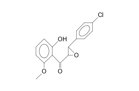 4-Chloro-2'-hydroxy-6'-methoxy-chalcone epoxide