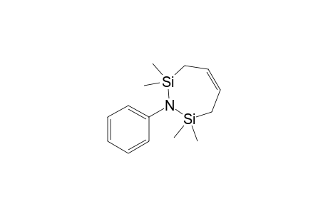 2,2,7,7-tetramethyl-1-phenyl-3,6-dihydro-1,2,7-azadisilepine