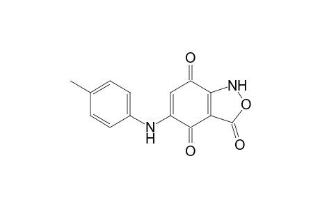 5-(4-Methylanilino)-1H-2,1-benzoxazole-3,4,7-trione