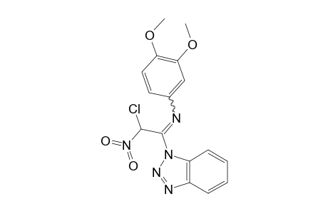 1-(1H-Benzotriazol-1-yl)-2-chloro-1-[(3,4-dimethoxyphenyl)imino]-2-nitroethane