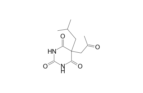 5-(2-oxopropyl)-5-(2-methylpropyl)barbituric acid