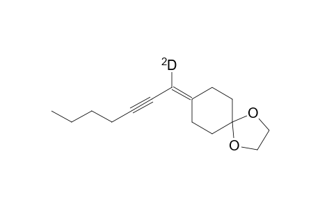 8-(1-Deuteriohept-2-ynylidene)-1,4-dioxaspiro[4.5]decane