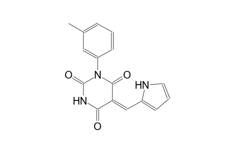 (5Z)-1-(3-methylphenyl)-5-(1H-pyrrol-2-ylmethylene)-2,4,6(1H,3H,5H)-pyrimidinetrione