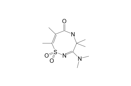 3-(DIMETHYLAMINO)-4,4,7,8-TETRAMETHYL-4H-1,2,5-THIADIAZOCIN-6-(5H)-ON-1,1-DIOXIDE