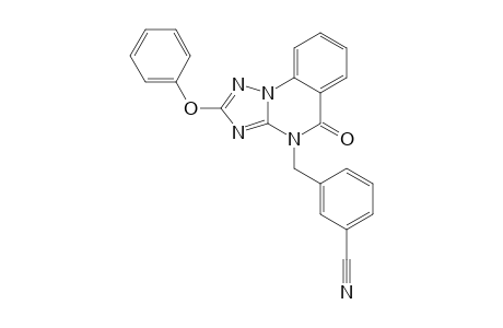 2-PHENOXY-4-(3-METHYLBENZONITRILE)-[1,2,4]-TRIAZOLO-[1,5-A]-QUINAZOLIN-5-ONE