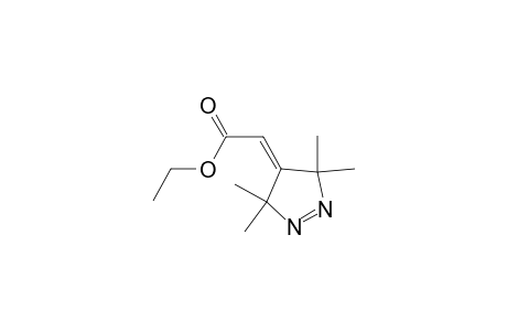 Acetic acid, (3,5-dihydro-3,3,5,5-tetramethyl-4H-pyrazol-4-ylidene)-, ethyl ester