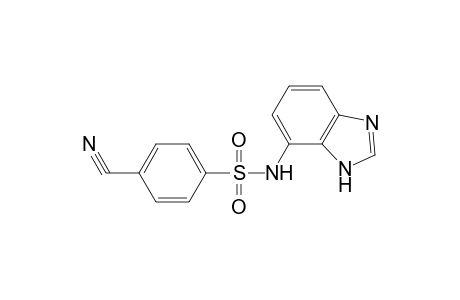 Benzenesulfonamide, N-(3H-benzoimidazol-4-yl)-4-cyano-