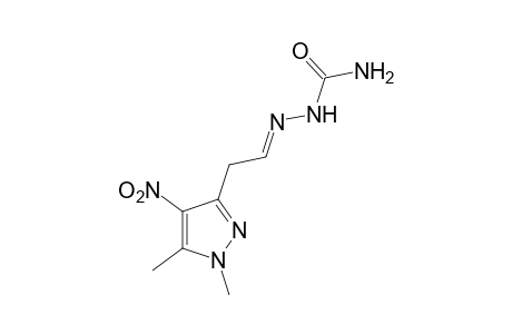 1,5-dimethyl-4-nitropyrazole-3-acetaldehyde, semicarbazone