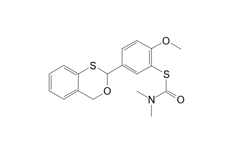2-[3-(N,N-(Dimethylcarbamoylthio)-4-methoxyphenyl]-4H-3,1-benzoxathiine