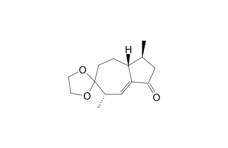 4-Ethylene Ketal of t-5,c-10-Dimethyl-r-1H-bicyclo[5.3.0]dec-6-ene-4,8-dione