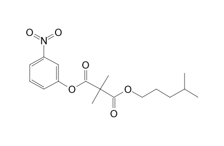 Dimethylmalonic acid, isohexyl 3-nitrophenyl ester