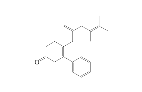 4-(4,5-Dimethyl-2-methylenehex-4-en-1-yl)-3-phenylcyclohex-3-en-1-one