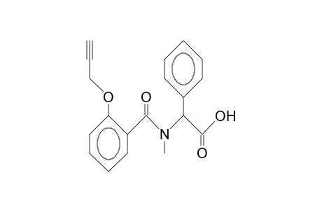 N-Methyl-2-phenyl-N-(2-<prop-2-ynyloxy>benzoyl)-glycine