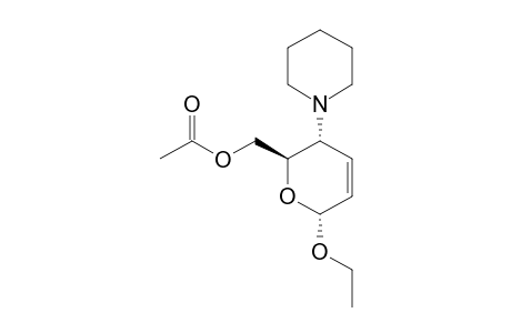ETHYL-6-O-ACETYL-2,3,4-TRIDEOXY-4-PIPERIDINO-ALPHA-D-ERYTHRO-HEX-2-ENOPYRANOSIDE
