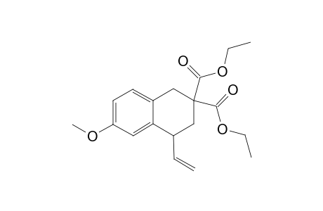 Diethyl 6-methoxy-4-vinyl-3,4-dihydronaphthalene-2,2(1H)-dicarboxylateb