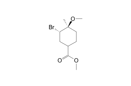 3-BROMO-4-METHOXY-4-METHYLCYCLOHEXANE-1-CARBOXYLIC-ACID-METHYLESTER