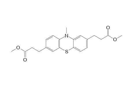 3-[7-(3-keto-3-methoxy-propyl)-10-methyl-phenothiazin-2-yl]propionic acid methyl ester