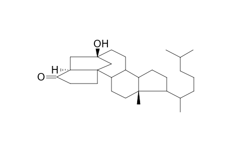 5-HYDROXY-4BETA,10BETA-CYCLO-5(10A)-HOMO-19-NOR-5BETA-CHOLESTAN-3-ONE