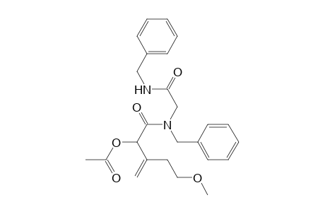 Pentanamide, 2-(acetyloxy)-5-methoxy-3-methylene-N-[2-oxo-2-[(phenylmethyl)amino]e thyl]-N-(phenylmethyl)-