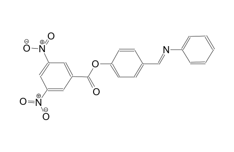 phenol, 4-[(E)-(phenylimino)methyl]-, 3,5-dinitrobenzoate (ester)