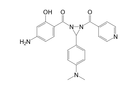 1-(4-aminosalicyloyl)-3-[p-(dimethylamino)phenyl]-2-isonicotinoyldiaziridine
