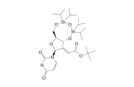 (Z)-2'-[(TERT.-BUTOXYCARBONYL)-METHYLENE]-2'-DEOXY-3',5'-O-(1,1,3,3-TETRAISOPROPYLDISILOXANE-1,3-DIYL)-URIDINE