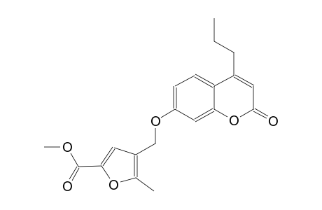 methyl 5-methyl-4-{[(2-oxo-4-propyl-2H-chromen-7-yl)oxy]methyl}-2-furoate