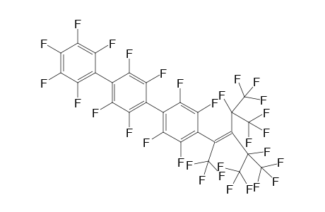 2,3,5,6,2',3',5',6',2'',3'',4'',5'',6''-Tridecafluoro-4-[3,4,4,4-tetrafluoro-2-(1,2,2,2-tetrafluoro-1-trifluoromethyl-ethyl)-1,3-bis-trifluoromethyl-but-1-enyl]-[1,1';4',1'']terphenyl