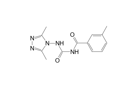 N-[(3,5-dimethyl-1,2,4-triazol-4-yl)carbamoyl]-3-methyl-benzamide