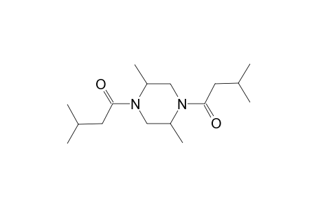 2,5-dimethyl-1,4-bis(3-methylbutanoyl)piperazine