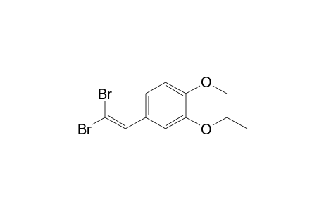 4-(2,2-dibromoethenyl)-2-ethoxy-1-methoxybenzene