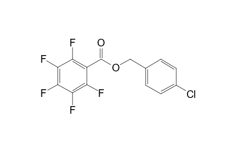 Pentafluorobenzoic acid, 4-chlorobenzyl ester