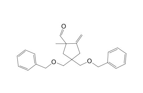 4,4-Bis((benzyloxy)methyl)-1-methyl-2-methylenecyclopentanecarbaldehyde