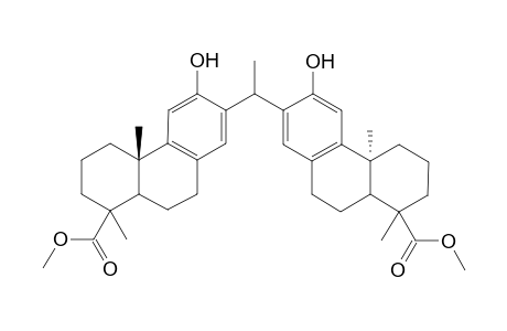1,1.xi.-Bis[13-methyl 12-methoxypodocarpa-8,11,13-trien-19-oate)]ethane