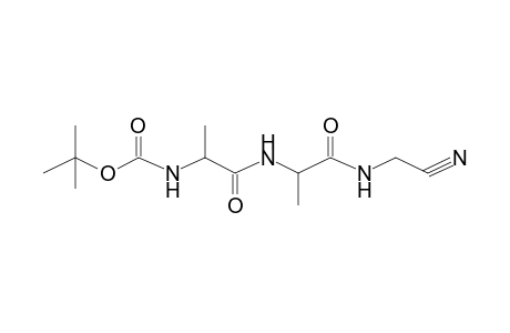 Acetonitrile, 2-amino-, N-t-butyloxycarbonyl-alanyl-alanyl-