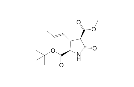 2-tert-Butyl 4-methyl (2R,3R,4R)-3-[(E)-1-propenyl]-5-oxopyrrolidine-2,4-dicarboxylate