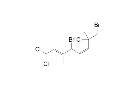 4,8-Dibromo-1,1,7-trichloro-3,7-dimethyl-2E,5Z-octadiene