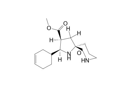 Spiro[2-oxo-1-azacyclohexane-3,5'-2'(cyclohex-4-enyl)-3'-(methoxycarbonyl)piperidine]