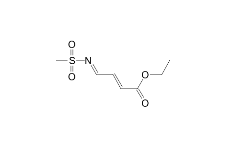 2-Butenoic acid, 4-[(methylsulfonyl)imino]-, ethyl ester, (E,E)-