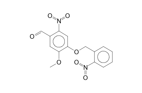 5-Methoxy-2-nitro-4-[(2-nitrobenzyl)oxy]benzaldehyde