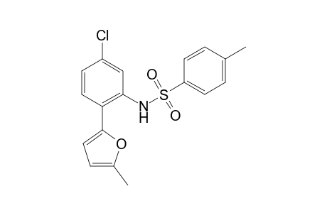 4-Methyl-N-[5-chloro-2-(5-methyl-2-furyl)phenyl]benzenesulfonamide