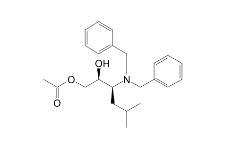 (2S,3S)-O1-Acetyl-3-dibenzylamino-5-methylhexane-1,2-diol
