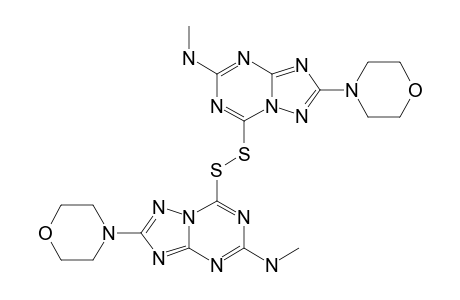DI-(2-MORPHOLINO-7-METHYLAMINO-[1,2,4]-TRIAZOLO-[1,5-A]-[1,3,5]-TRIAZIN-5-YL)-DISULFIDE